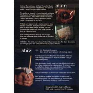 Foto Stain-Shiv by Andrew Mayne - DVD