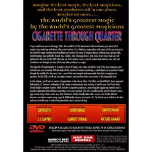Foto World s Greatest Magic: Cigarette Through Quarter - DVD