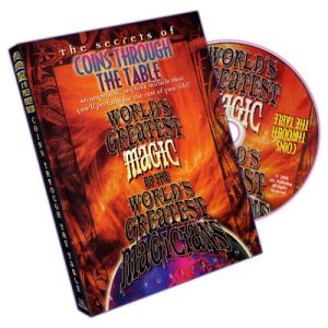 Foto World s Greatest Magic: Coins Through Table - DVD