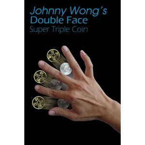 Foto Double Face Super Triple Coin (with DVD) by Johnny Wong - Trick