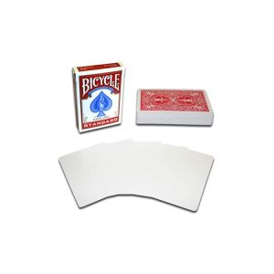 Foto Magnetic Card - Bicycle Cards (2 Per Package) Blank Face Red by Chazpro - Trick
