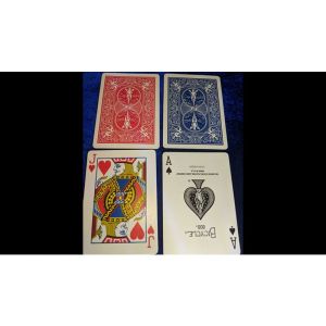 Foto Magnetic Card- Bicycle Cards (2 Per Package) Double Back Red by Chazpro - Trick
