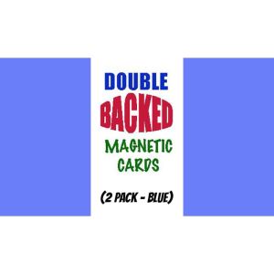 Foto Magnetic Cards (2 pack/Blue) by Chazpro Magic. - Trick