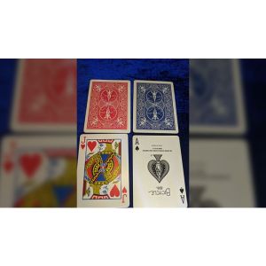 Foto Magnetic Cards (2 pack/Red Jokers) by Chazpro Magic. - Trick