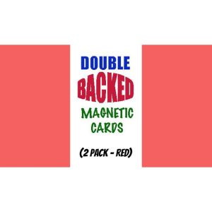 Foto Magnetic Cards (2 pack/Red) by Chazpro Magic. - Trick