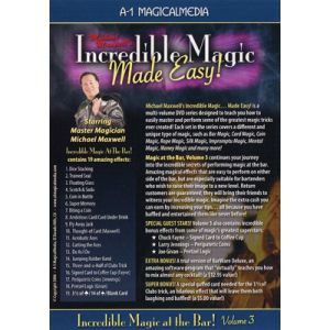 Foto Incredible Magic At The Bar - Volume 3 by Michael Maxwell - DVD