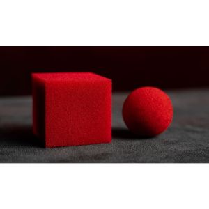 Foto Magic Sponge Ball to Square RED by Murphy's Magic