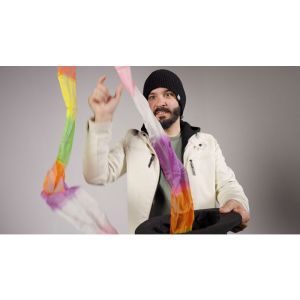 Foto PRO SILK LARGE RAINBOW STREAMER 16 foot X 2.5 inch by Murphy's Magic