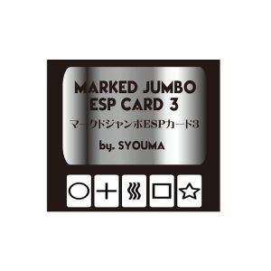 Foto Marked Jumbo ESP Cards (Black) by Tejinaya Magic - Trick