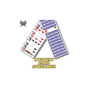 Foto Mystery Card Streamer (Blue 4 of Hearts) by PlayTime Magic DEFMA