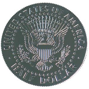 Foto Kennedy Palming Coin (Half Dollar Sized) by You Want It We Got It - Trick (VT)