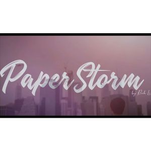 Foto Paperstorm Blue (DVD and Gimmicks) by Rich Li - DVD