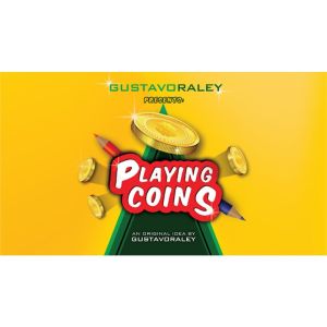 Foto PLAYING COINS (Gimmicks and Online Instructions) by Gustavo Raley - Trick (VT)