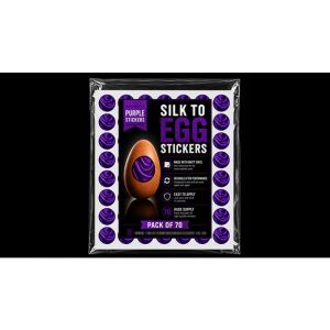 Foto Silk to Egg Stickers (Purple) Pack of 70