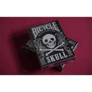 Foto Bicycle Skull Metallic (Silver) USPCC by Gambler's Warehouse