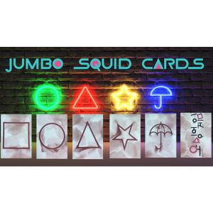 Foto SQUID CARDS STAGE SIZE (Gimmicks and Online Instruction) by Matthew Wright - Trick