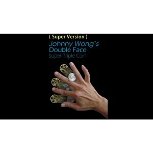 Foto Super Version Double Face Super Triple Coin by Johnny Wong  - Trick (VT)