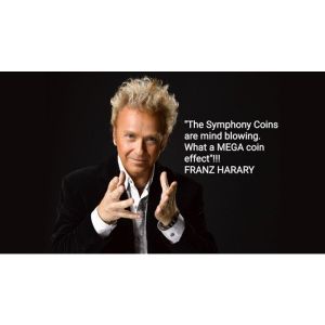 Foto Symphony Coins (US Eisenhower) Gimmicks and Online Instructions by RPR Magic Innovations - Trick (VT)