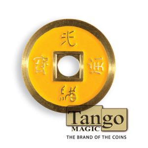 Foto Chinese Coin (CH0020) Red & Yellow by Tango Magic - Tricks