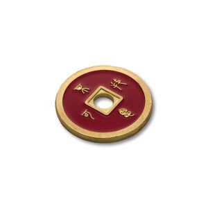 Foto Dollar Size Chinese Coin (Red) by Tango (CH032) (VT)