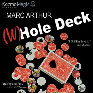 Foto The (W)Hole Deck Red (Gimmicks and Online Instructions) by Marc Arthur and Kozmomagic - Trick