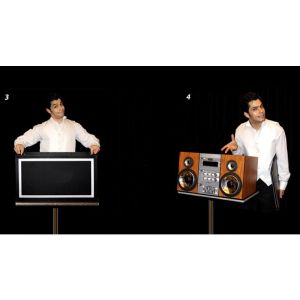 Foto Transformation of Painting to CD Player by Tora Magic (VT)