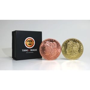 Foto Replica Golden Morgan Hopping Half (Gimmicks and Online Instructions) by Tango Magic - Trick