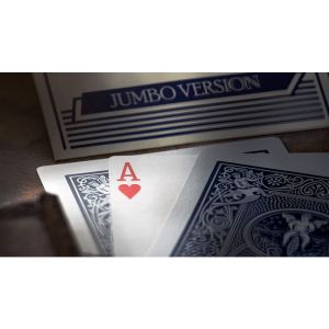 Foto Michael Skinner's Ultimate Bicycle Jumbo 3 Card Monte (Blue) by Murphy's Magic - Trick