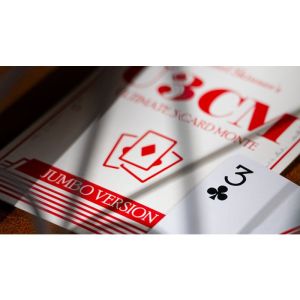 Foto Michael Skinner's Ultimate Bicycle Jumbo 3 Card Monte (Red) by Murphy's Magic - Trick