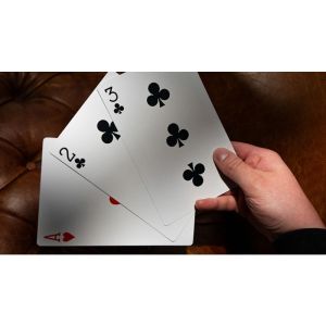 Foto Michael Skinner's Ultimate Bicycle Jumbo 3 Card Monte (Red) by Murphy's Magic - Trick