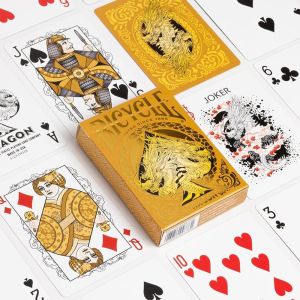 Foto Bicycle - Gold Dragon Playing Cards