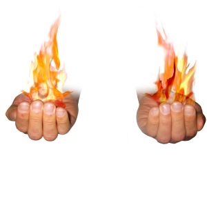 Foto Fiamme Dalle Mani
