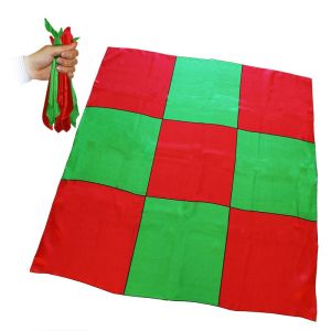 Foto Sitta Chessboard Blendo - Rosso e verde - Cm 90 x 90
