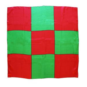Foto Sitta Chessboard Blendo - Rosso e verde - Cm 90 x 90