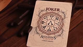 Video Assassin\'s Creed Legacy V2 Playing Cards - Black Hidden Blade Edition
