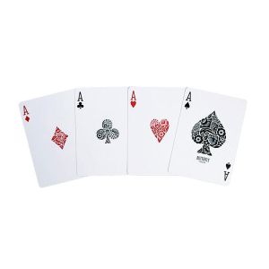 Foto Original 3rd Edition Butterfly Playing Cards  with video tutorials - Red (marked)